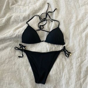 H&M black bikini